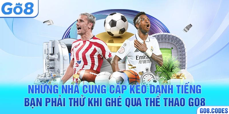 Những nhà cung cấp kèo danh tiếng bạn phải thử khi ghé qua thể thao Go8